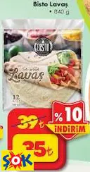 BİSTO LAVAŞ 840 G BİSTO LAVAŞ 840 G